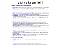 extrakraniell.de Webseite Vorschau