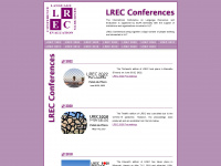 lrec-conf.org Webseite Vorschau