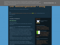 gpb-mediengestalter.blogspot.com Webseite Vorschau