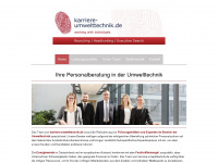 karriere-umwelttechnik.de Webseite Vorschau