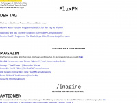 fluxfm.de Webseite Vorschau