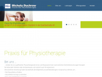 physiotherapie-duchrow.de Webseite Vorschau