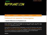 reptiplanet.at Webseite Vorschau