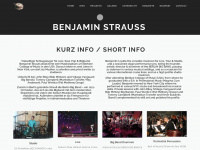 benjaminstrauss.com Webseite Vorschau
