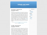 urlaub123.wordpress.com Webseite Vorschau