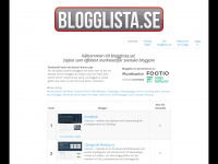 blogglista.se Webseite Vorschau