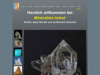 mineralien-imhof.ch Webseite Vorschau