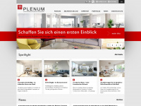 plenum.com.de Webseite Vorschau