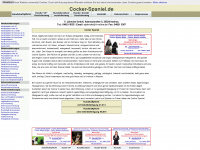 cocker-spaniel.de Webseite Vorschau