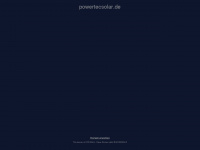 powertecsolar.de Webseite Vorschau