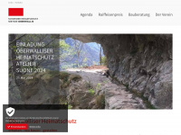 oberwalliserheimatschutz.ch Webseite Vorschau