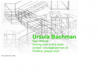 bachman.ch Webseite Vorschau