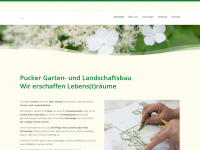pucker-gartenbau.de Webseite Vorschau