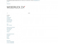webdruck.ch Webseite Vorschau