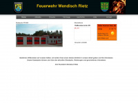 feuerwehr-wendischrietz.de Webseite Vorschau
