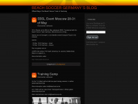 beachsoccergermany.wordpress.com Webseite Vorschau