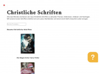 christliche-schriften.ch Webseite Vorschau