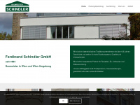 schindler-bau.at Webseite Vorschau