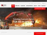 ffkaprun.at Webseite Vorschau