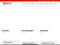 biglen.ch Webseite Vorschau