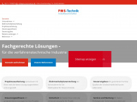 pms-technik.de Webseite Vorschau