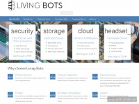 living-bots.net Webseite Vorschau