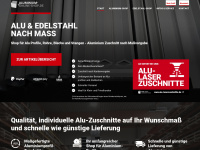 aluminium-online-shop.de Webseite Vorschau