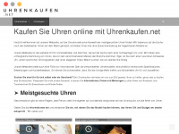 uhrenkaufen.net Webseite Vorschau