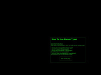 hackertyper.com Webseite Vorschau