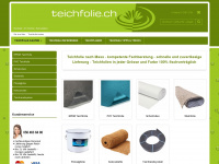 teichfolie.ch Webseite Vorschau