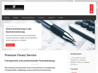 premium-finanz-service.de Webseite Vorschau