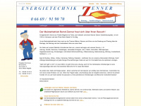 energietechnik-zenner.de Webseite Vorschau