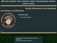 schuetzen-vom-wildenstein.de Webseite Vorschau