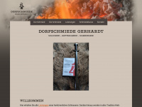 dorfschmiede-gerhardt.de Webseite Vorschau