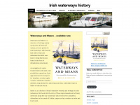 irishwaterwayshistory.com Webseite Vorschau