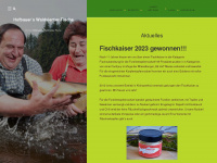 waldviertler-fische.at Webseite Vorschau