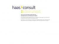 haas-consult.at Webseite Vorschau