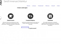 seidl-innenarchitektur.de Webseite Vorschau