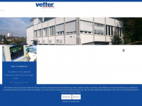 vetterag.ch Webseite Vorschau