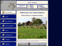 triple-shepherd.de Webseite Vorschau