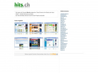 hits.ch Webseite Vorschau