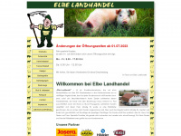 elbe-landhandel.de Webseite Vorschau
