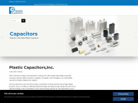 plasticcapacitors.com Webseite Vorschau