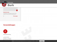 gemeinde-burk.de Webseite Vorschau
