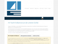 ancker-yachting.de Webseite Vorschau