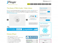 jplayer.org Webseite Vorschau
