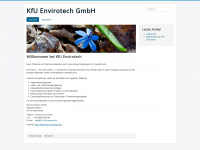 kfu-envirotech.de Webseite Vorschau