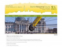 berlin-rikscha-tours.de Webseite Vorschau