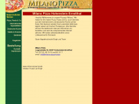 milano-pizza-hot.de Webseite Vorschau