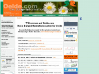 oelde.com Webseite Vorschau